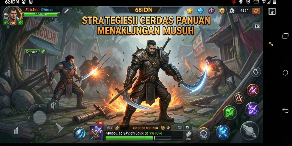 Tampilan gameplay menegangkan di 68IDN dengan strategi yang mendalam.