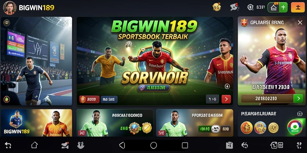 Tampilan gameplay Sportsbook yang menarik dan interaktif.