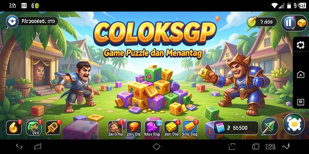 Tangkapan layar COLOKSGP menampilkan gameplay menantang dan mengasyikkan.