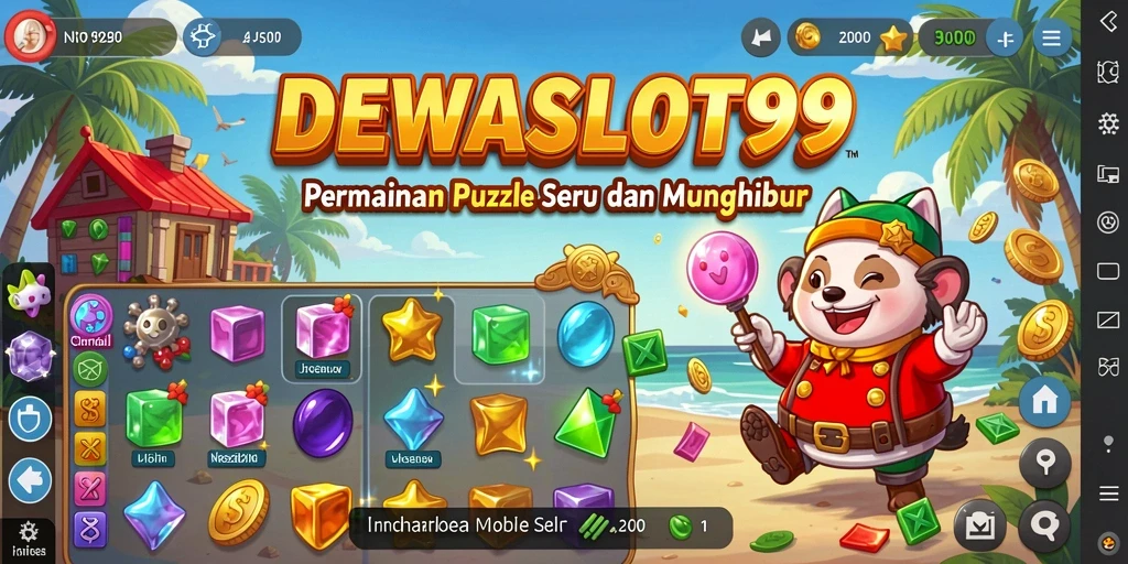 Screenshot DEWASLOT99 menampilkan serunya gameplay Puzzle.