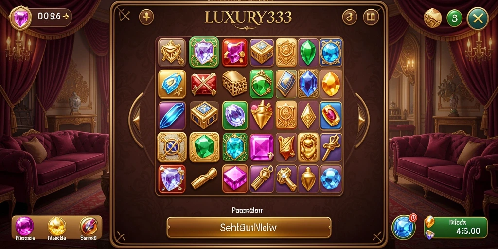 Tampilan gameplay <strong>LUXURY333</strong> yang penuh warna dan menantang.