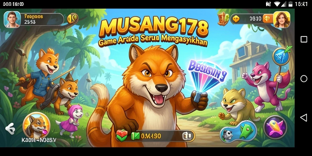 Screenshot utama MUSANG178 menampilkan gameplay seru dengan aksi menarik.