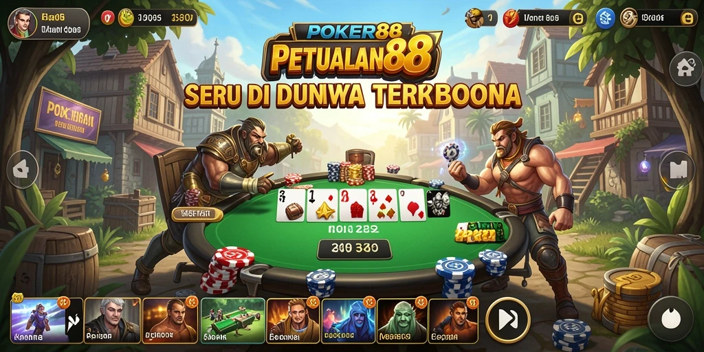 Gameplay POKER88 yang menakjubkan di dunia terbuka.