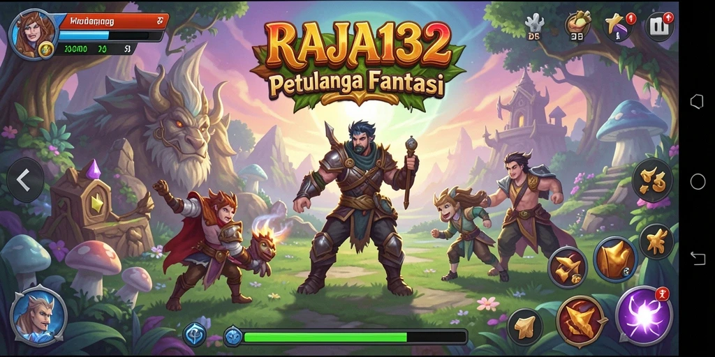 Tangkapan layar utama RAJA132 menampilkan gameplay petualangan yang mendebarkan.