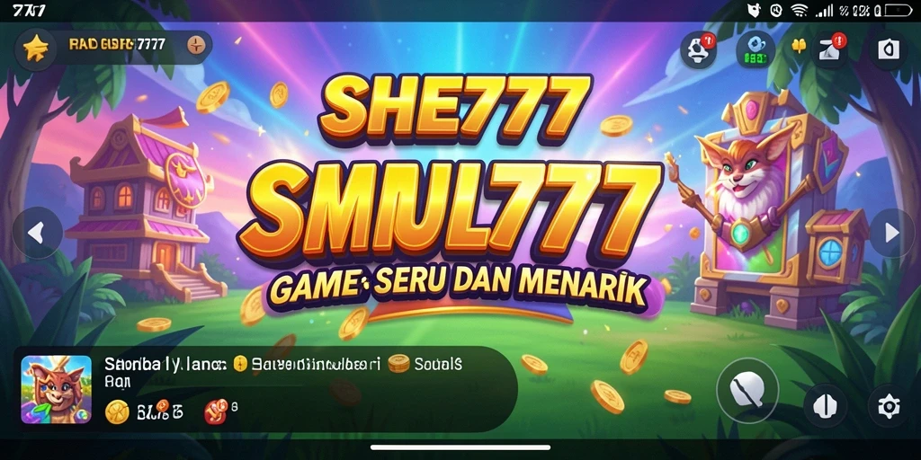 Tampilan gameplay menarik dari SHE777 yang penuh dengan simulasi interaktif.