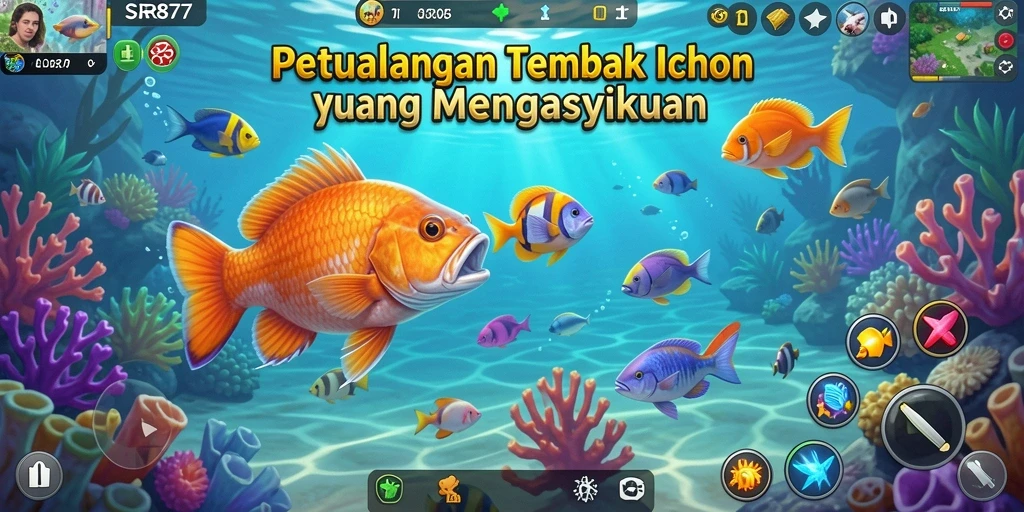 Tampilan gameplay Tembak Ikan yang menegangkan dan mengasyikkan.