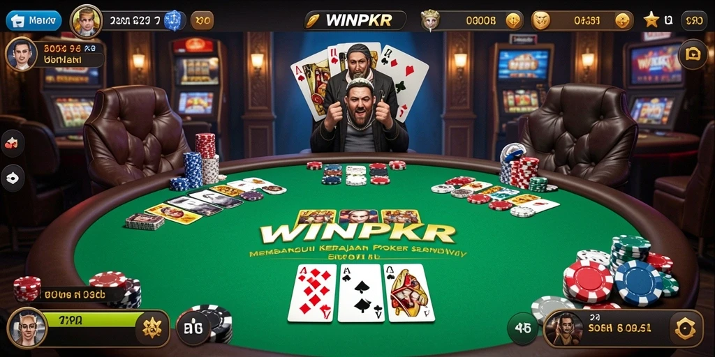 Tampilan gameplay WINPKR yang penuh strategi dan keseruan Tycoon.